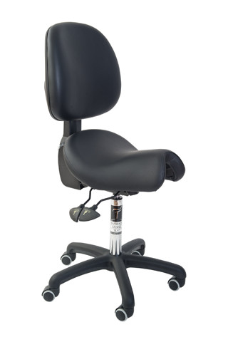 Bambach Saddle Seat Executive Bambach with Back Ergonomic Chair