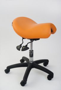 Saddle stool for wellness