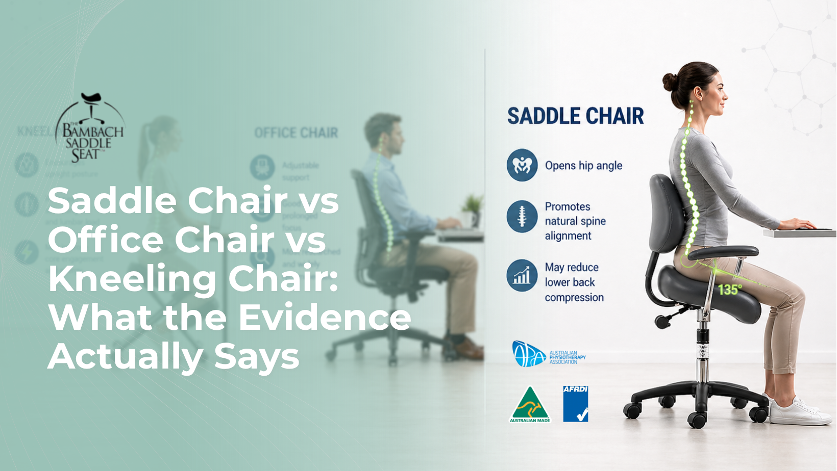 saddle chair vs kneeling chair