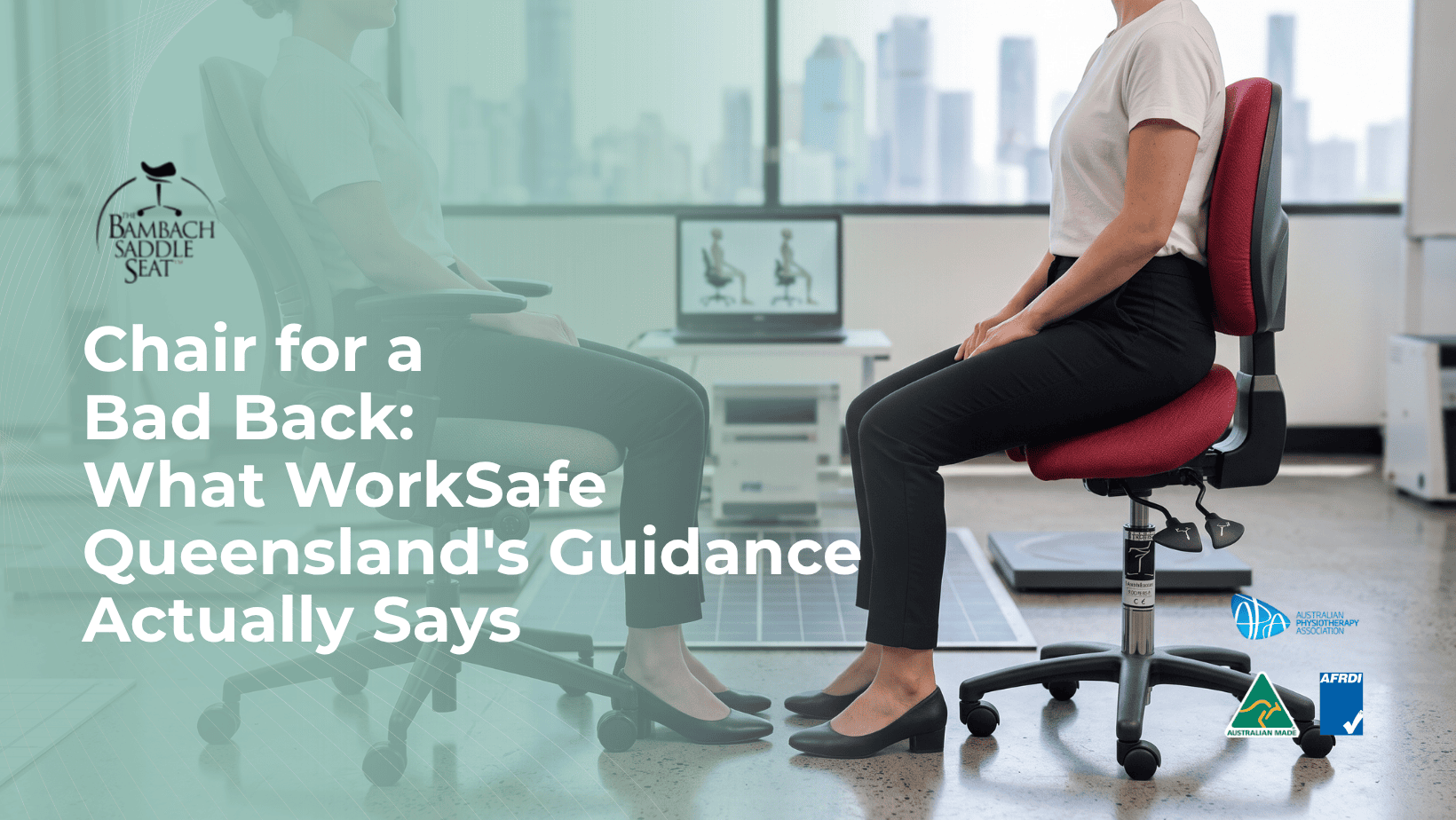 Chair for a Bad Back What WorkSafe Queensland's Guidance Actually Says Chair for a Bad Back